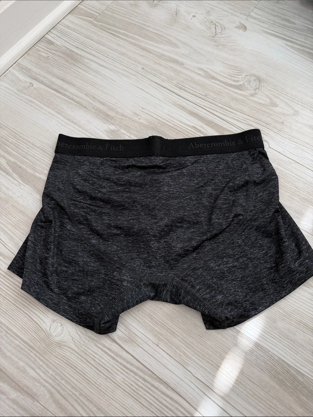 Abercrombie & Fitch Men's Dark Charcoal Heather Boxer Briefs